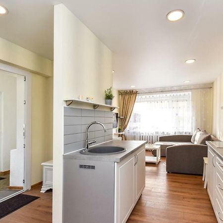 Baltieji Senamiescio Apartamentai Prie Aqua Parko Druskininkai Eksteriør billede