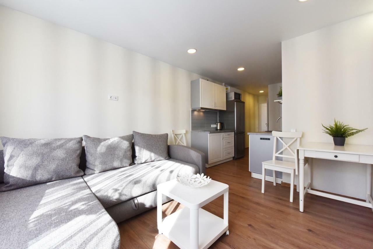 Baltieji Senamiescio Apartamentai Prie Aqua Parko Druskininkai Eksteriør billede